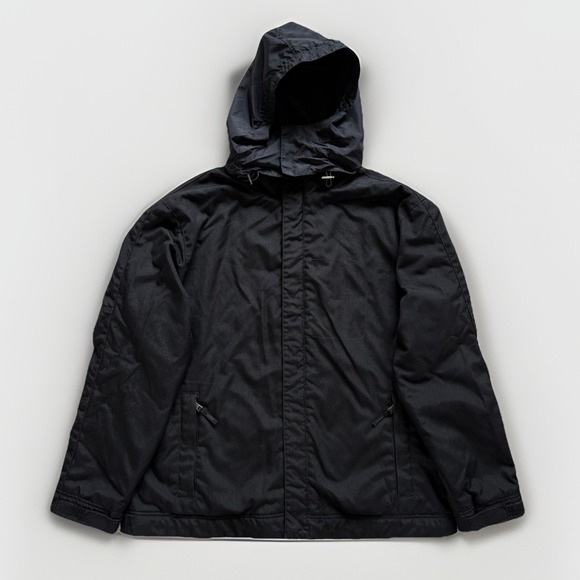 Banana Republic Other - Banana Republic Black Canvas Coat Men XL Vintage Y2K Utility Hooded Outdoor Work